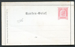 ÖSTERREICH Kartenbrief K22 Gez. L12 1890 Kat. 5.00 € - Cartes-lettres