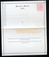ÖSTERREICH Kartenbrief K23 Ascher K23a Böhmisch Gez. K11 1890 Kat. 7,00 € - Letter-Cards