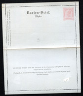 ÖSTERREICH Kartenbrief K23 Ascher K23a Böhmisch Gez. L11 1890 Kat. 7,00 € - Letter-Cards