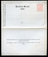 ÖSTERREICH Kartenbrief K27 Ascher K27b Gez. K11 1890 Kat. 12,00 € - Kartenbriefe