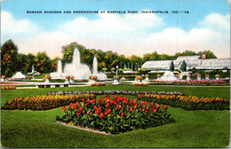 Indiana Indianapolis Garfield Park Sunken Gardens And Greenhouse - Indianapolis