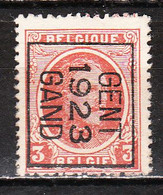 PRE80B  Houyoux - Bonne Valeur - Gent 1923 - MNG - LOOK!!!! - Typo Precancels 1922-31 (Houyoux)