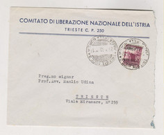 ITALY TRIESTE A 1950  AMG-FTT  Nice  Cover - Marcofilie