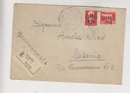 ITALY TRIESTE A 1946  AMG-VG   Nice  Registered Cover - Storia Postale