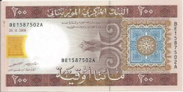 200 Ouguiya 2006 - Mauritanie