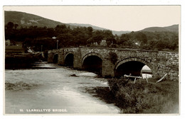 Ref  1516  -  Early Real Photo Postcard - Llanelltyd Bridge - Merionethshire Wales - Merionethshire