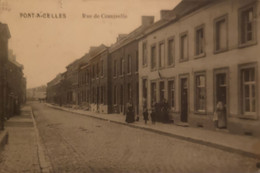 Pont A Celles // Rue De Cosnivelle (animee) 1913 - Pont-à-Celles