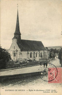 Moulineaux * Rue Et église Du Village * Environs De Rouen - Autres & Non Classés