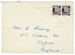 Ref 1519 - C.1960 Cover - 60o Rate Denmark To Oxford UK - Overprinted 1959-1960 Stamps - Lettres & Documents