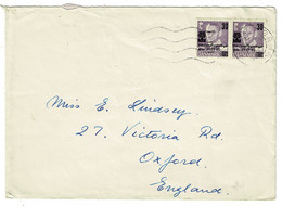 Ref 1519 - C.1960 Cover - 60o Rate Denmark To Oxford UK - Overprinted 1959-1960 Stamps - Cartas & Documentos