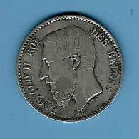 Belgique - LEOPOLD II - 1 FR - 1867 FR - 1 Franc