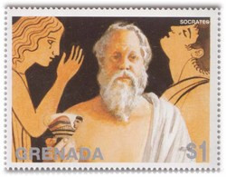 Socrates, Greek Philisopher, Epistemology, Ethics, Famous Person MNH - Theologians