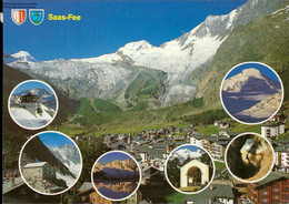 1136754  Saas Fee, Wallis Mehrbildkarte - Saas Im Prättigau