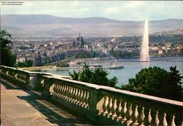 1134597  Geneve , La Rade Et La Ville Depuis Cologny - Cologny