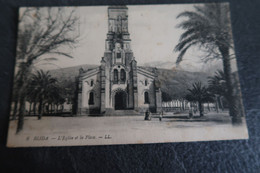 CPA - BLIDA - L'église Et La Place - Blida