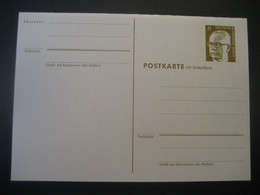 Deutschland Berlin 1972- Ganzsache Postkarte Mit Antwortkarte Gustav Heinemann Ungebraucht MiNr. P 86 - Cartoline - Nuovi