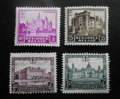 1930 : Cob 308*-311* ( Charnière D31) Voir Verso - Unused Stamps