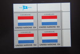 LUXEMBURG STAMP OF UNO With FLAG OF BL4 STAMP OF UNO With FLAG OF - Unclassified