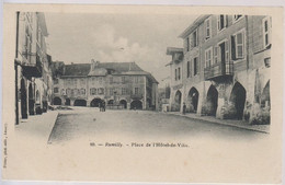 74-1124 - Carte Postale Haute Savoie (74) - RUMILLY - Place De L'Hôtel De Ville - Rumilly
