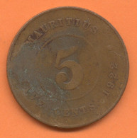 5 Cents - George V  1922 MAURITANIE - Mauritania