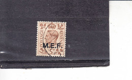 ERITREA  1943 - M.E.F. - Occupazione Inglese - Yvert 10° -  Giorgio VI= - Erythrée