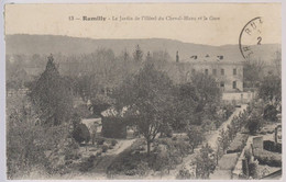 74-1137 - Carte Postale Haute Savoie (74) - RUMILLY - Le Jardin De L'Hôte Du Cheval Blanc Et La Gare - Rumilly