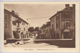 74-1143 - Carte Postale Haute Savoie (74) - RUMILLY - Place De L'Hôtel De Ville - Rumilly