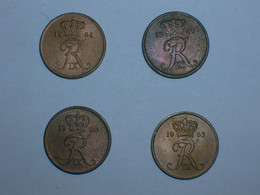 DINAMARCA 3 Monedas De 1 Ore 1960, 1962 Y 1963  (7018) - Danimarca