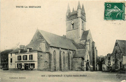 Quimperlé * Place De L'église St Michel * Quincaillerie Commerce Magasin - Quimperlé