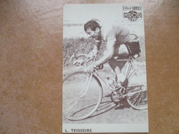 Cyclisme Photo Lucien Teisseire Le Miroir Des Sports - Wielrennen