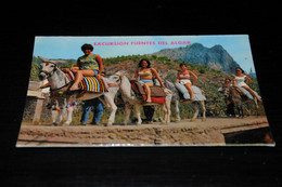 39966-              SPAIN  ESPANA,  CALLOSA DE ENSARRIA, ALICANTE, GIRLS / BURRO, DONKEY, ESEL, ÂNE - Anes