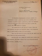 Vieux Papiers - Document De Clermont Ferrand Du Mouvement De Libération Nationale En 1945 - Réf VP 41 - Colecciones