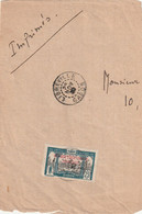 Gabon  Yvert 96 Seul Sur Devant De Lettre Imprimés Libreville 29/11/1930 - Covers & Documents