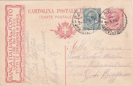 Cartolina Postale Regno Viaggiata 1919 - Timbres (représentations)