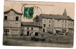 Saint Julien Chapteuil , La Place Du Marché à St Julien - Sonstige Gemeinden