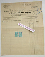 Papiers & Cartons, Georges De Moor, Rue De Belgrade, Gent 1922 - 1900 – 1949