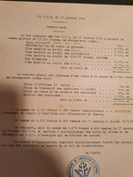 Vieux Papiers - Libération - Document De Clermont Ferrand En 1945 Du Mouvement De Libération Nationale - Réf VP 54 - Documents