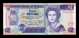 Belice Belize 2 Dollars Elizabeth II 1990 Pick 52a SC UNC - Belice