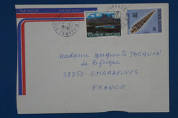 AP14 POLYNESIE  BELLE LETTRE   1979 PAR AVION PAPEETE  POUR  CHARAVINES FRANCE  ++ AFFRANCH. PLAISANT - Cartas & Documentos