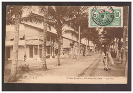 Cote D'Ivoire Grand Bassam - Une Rue Ca 1910 - Côte-d'Ivoire