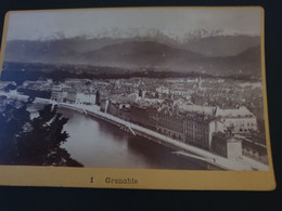 PHOTOS - Photo De Grenoble ( Collée Sur Carton ) - Réf F13 - Places