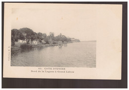 Cote D'Ivoire Grand Lahou - Bord De La Lagune Ca 1910 - Côte-d'Ivoire