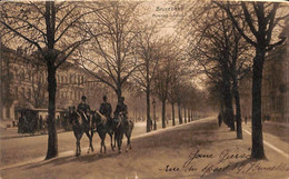 Ixelles - Avenue Louise (animée Cavaliers Tram Tramway Nels 1906) - Ixelles - Elsene