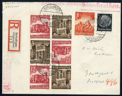 1940, Deutsches Reich, S 267 + 269 U.a., Brief - Zusammendrucke