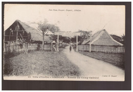 Cote D'Ivoire  Abidjan Entree Du Camp Gallieni Ca 1910 - Côte-d'Ivoire