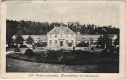 CPA AK BAD LANGENSCHWALBACH Moorbadenhaus Mit Sanatorium GERMANY (25969) - Bad Schwalbach