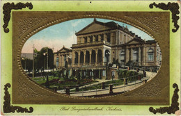 CPA AK BAD LANGENSCHWALBACH Kurhaus EMBOSSED, LITHO GERMANY (26039) - Bad Schwalbach