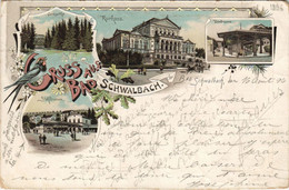 CPA AK Gruss Aus BAD SCHWALBACH LITHO GERMANY (25667) - Bad Schwalbach