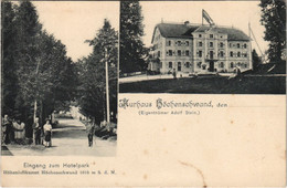 CPA AK Kurhaus H�CHENSCHWAND Eingang Zum Hotelpark GERMANY (25759) - Höchenschwand