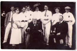 9313 - C.photographique Sans Titre ( Dater & Situer ) - Très Belle Photo Sur Le Tennis ( Association & Personnalités ) - - Tennis
